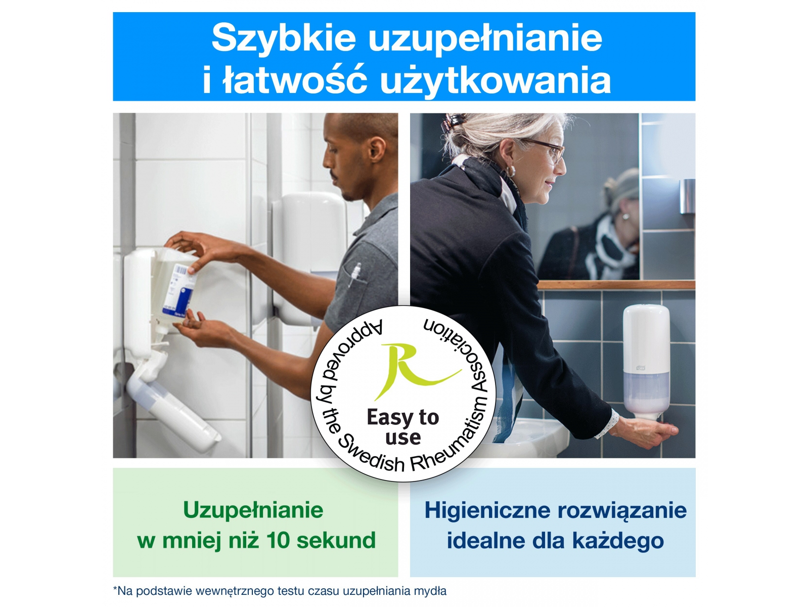 Pianka S4 TORK 520202 Dezynfekcja rąk bez alkoholu 1L